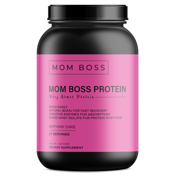 Mom Boss Protein (Birthday Cake)