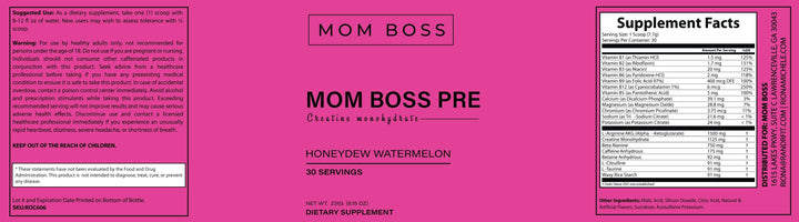 Mom Boss Pre (Honeydew Watermelon)