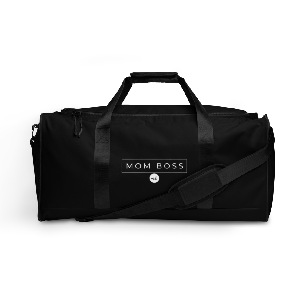 Mom Boss Duffle Bag (black)