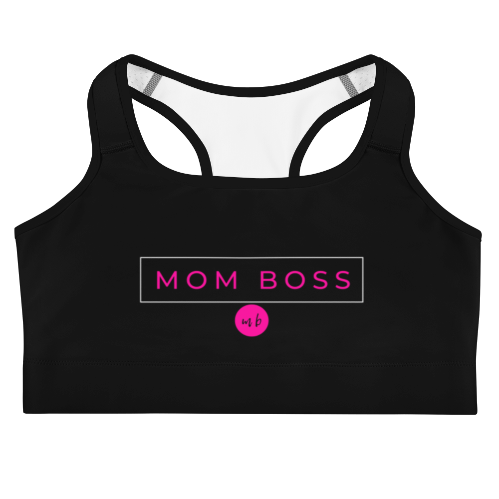 Wife Mom Boss Sports Bra