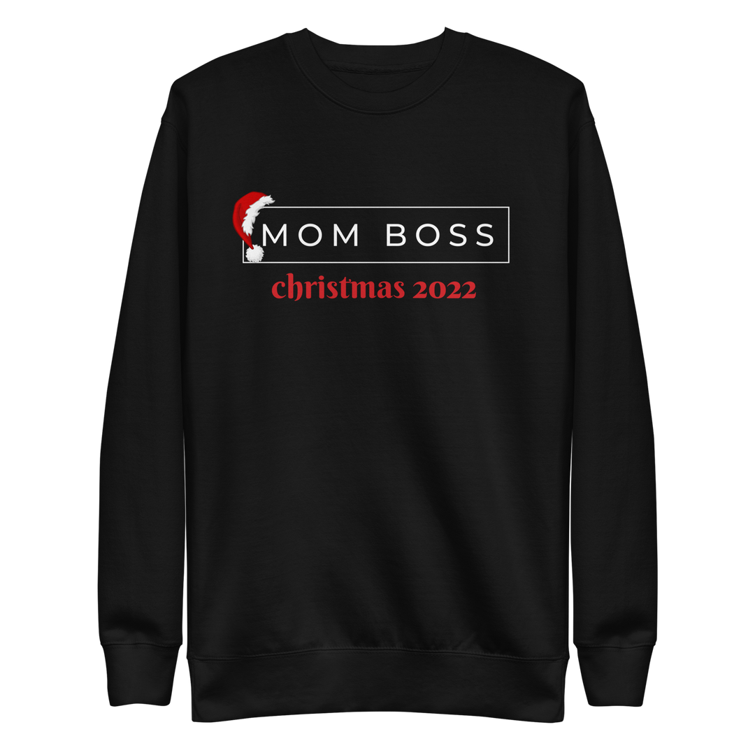 Mom Boss Christmas Premium Sweatshirt